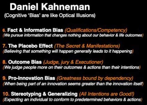 cognitive bias daniel kahneman